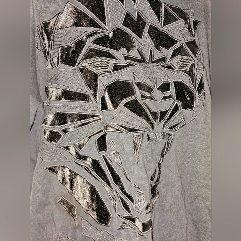 Vintage 2000s Y2K Sean John Men's Lion T-Shirt size 3XL